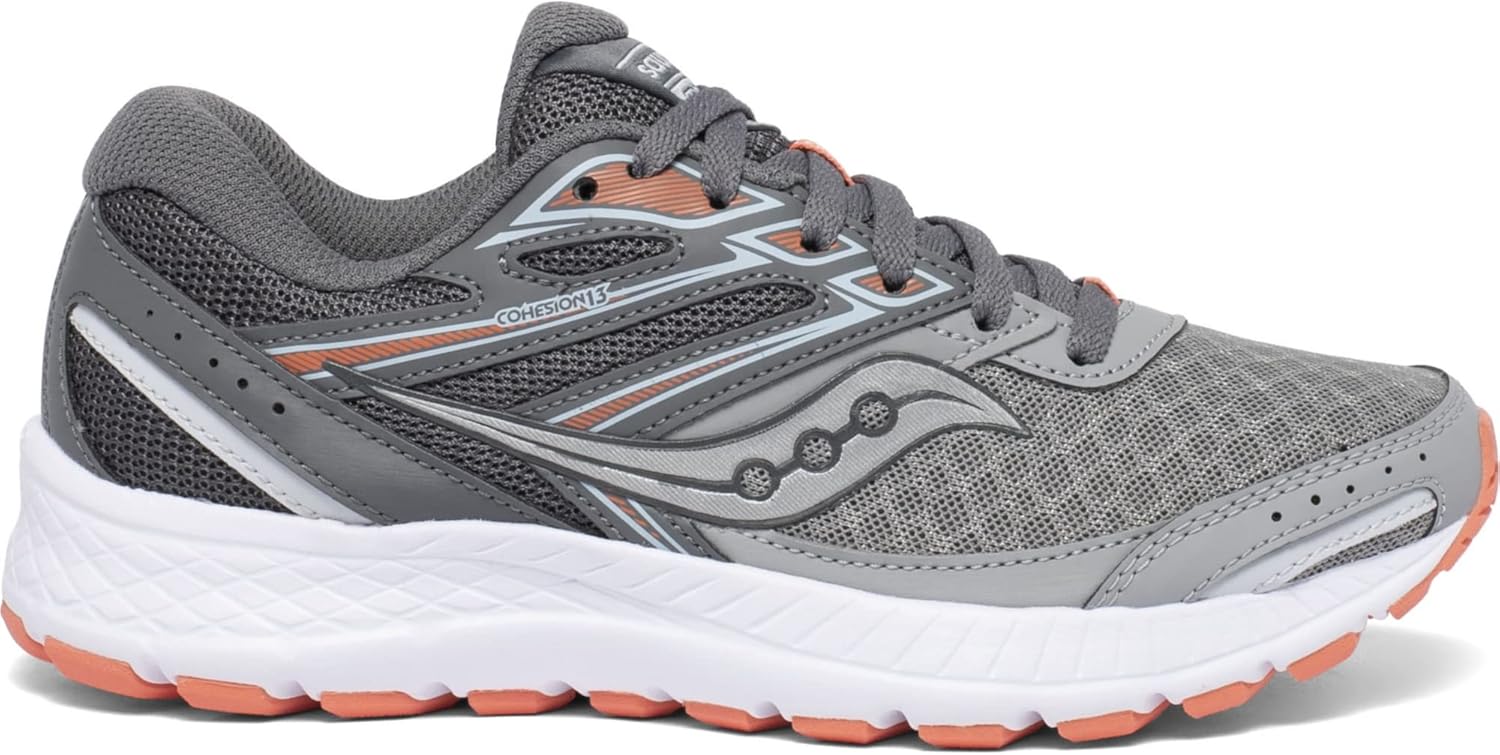 Saucony Women's Cohesion 13 Running Shoe for Comfort and Support