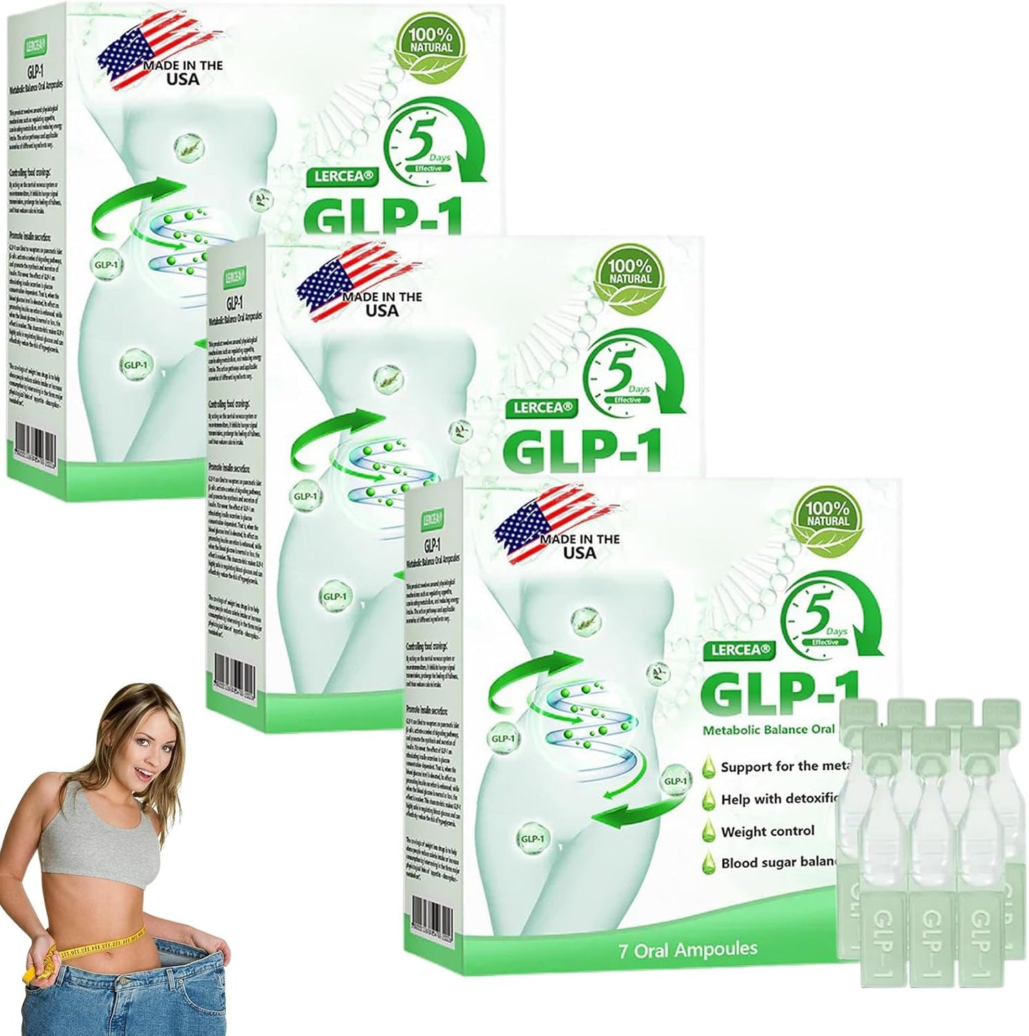 Lercea GLP-1 Oral Solution for Digestive Health and Energy