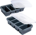 Souper Cubes 1 Cup Silicone Freezer Tray with Lids - Meal Prep Saver