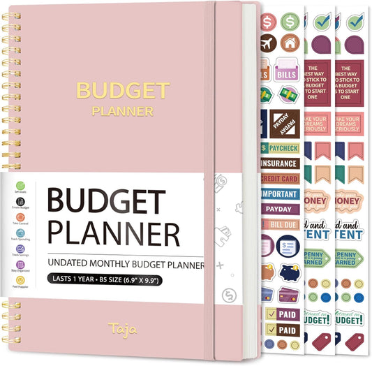 2024-2025 Pink Budget Planner for Financial Control