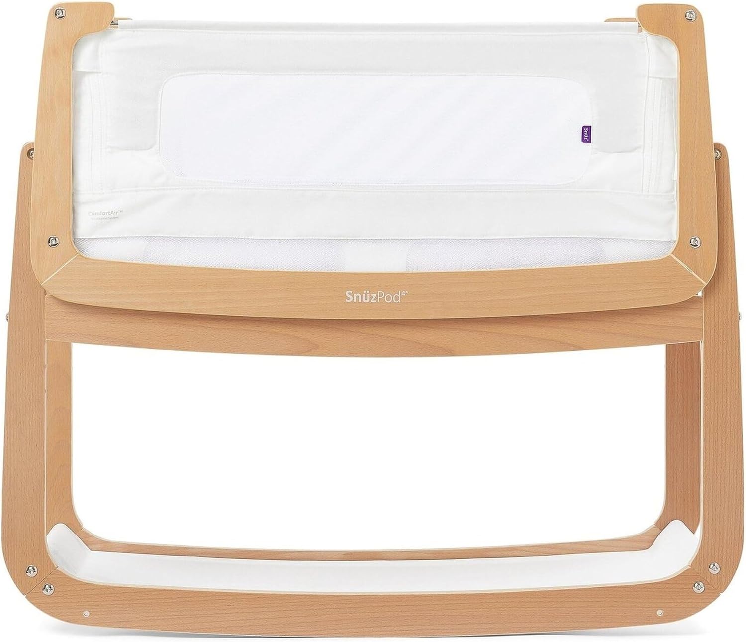 SnuzPod 4 Rocking Baby Bassinet Bedside Sleeper for Comfort