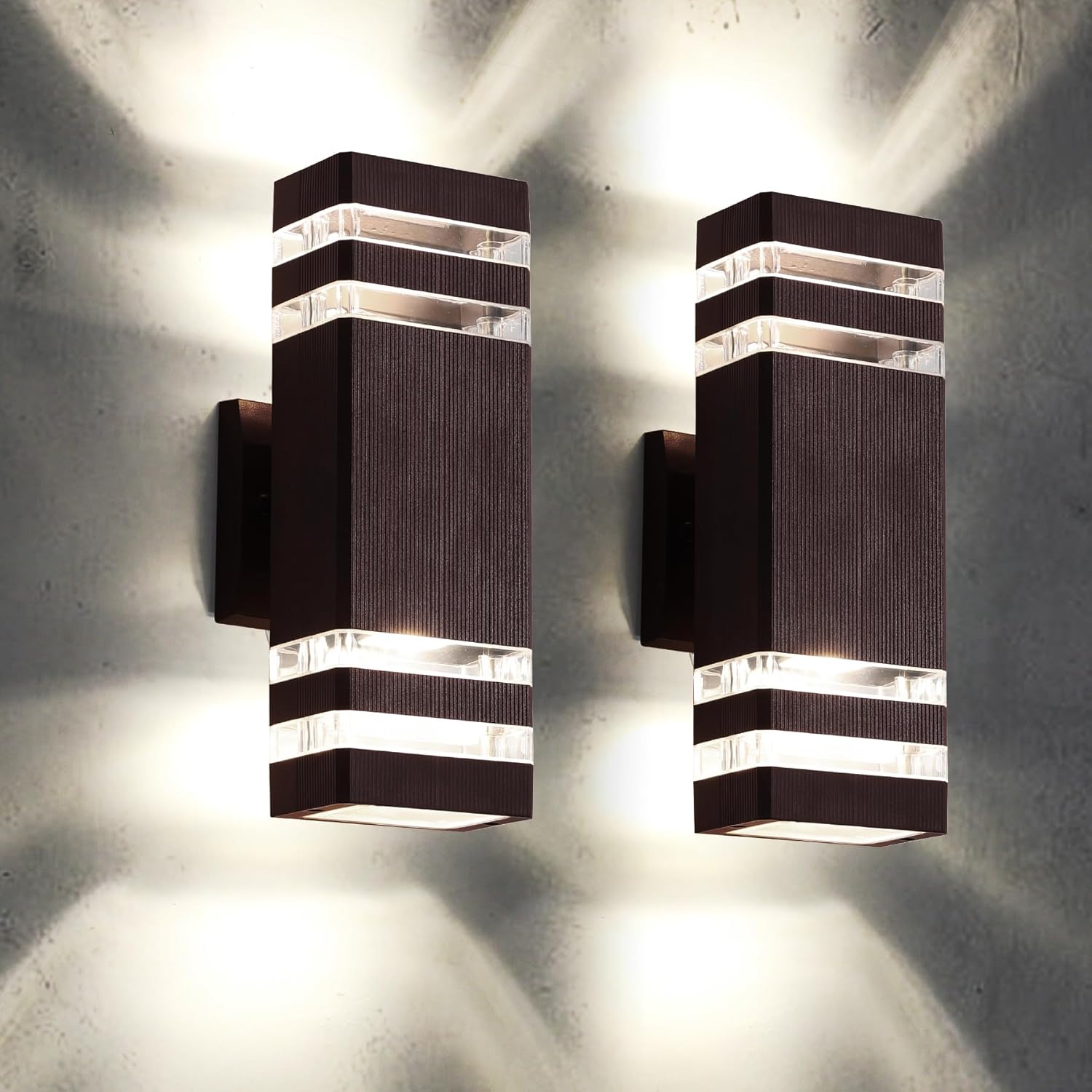 Modern Outdoor Wall Lights for House - Waterproof Aluminum Fixture