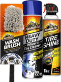 Armor All Wheel and Tire Cleaner and Tire Shine Kit - Heavy Duty Care