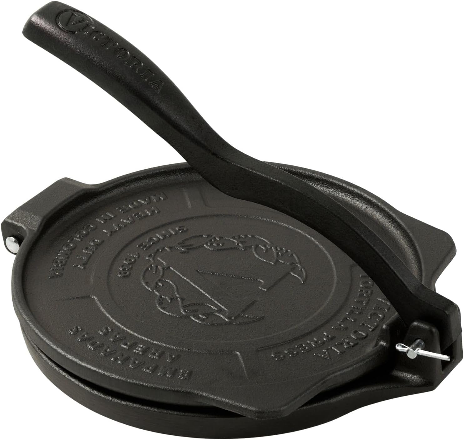 Victoria 8-Inch Cast Iron Tortilla Press for Perfect Tortillas
