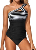 Tempt Me Two Piece Tankini Bathing Suit for Women - Flattering Tummy