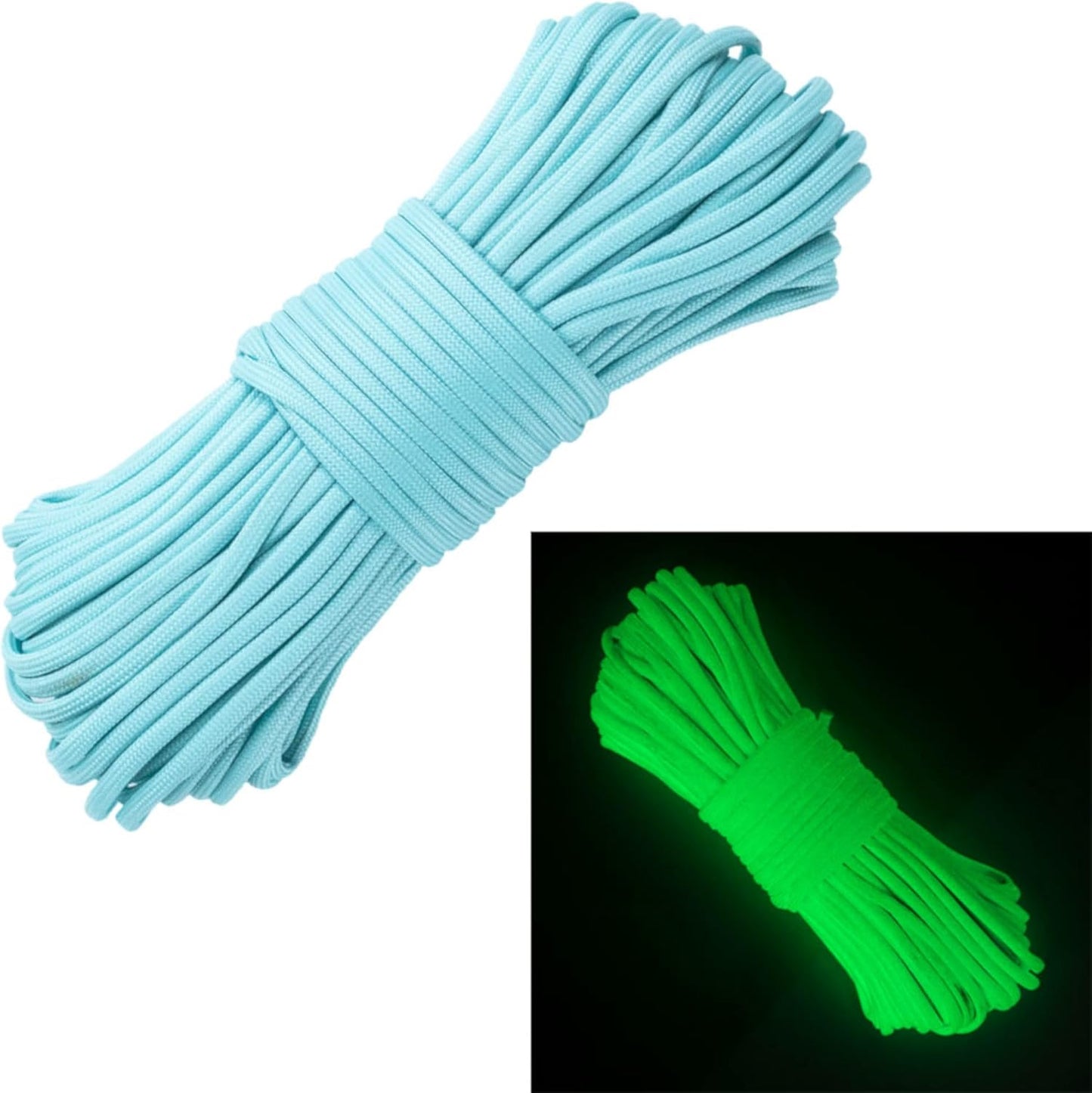 Glow in The Dark Zesty 550lb Paracord for Nighttime Utility