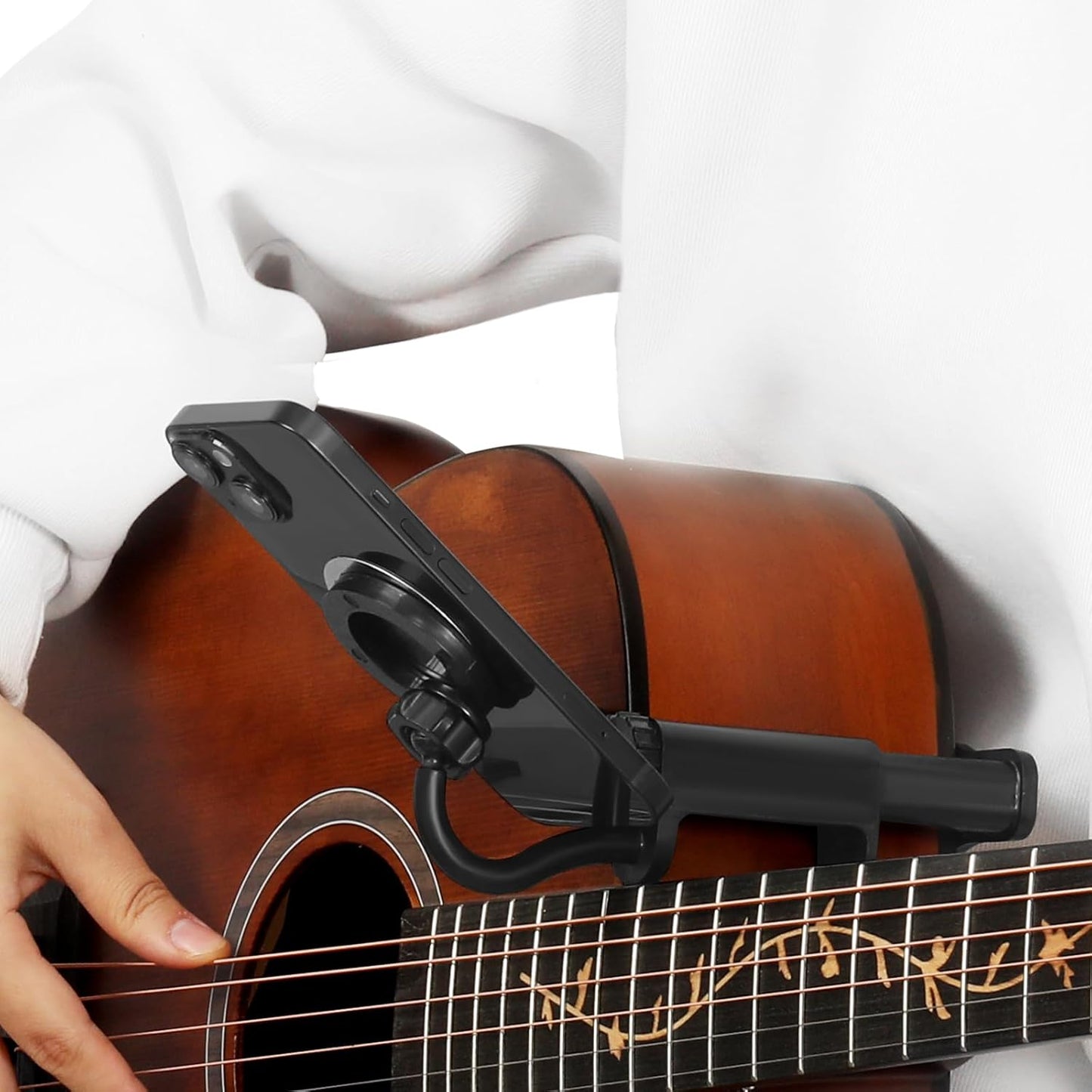 Magnetic Guitar Phone Holder - Sheet Music Accessory