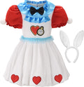 ReliBeauty Easter White Rabbit Costume for Girls - Cute Soft Dress