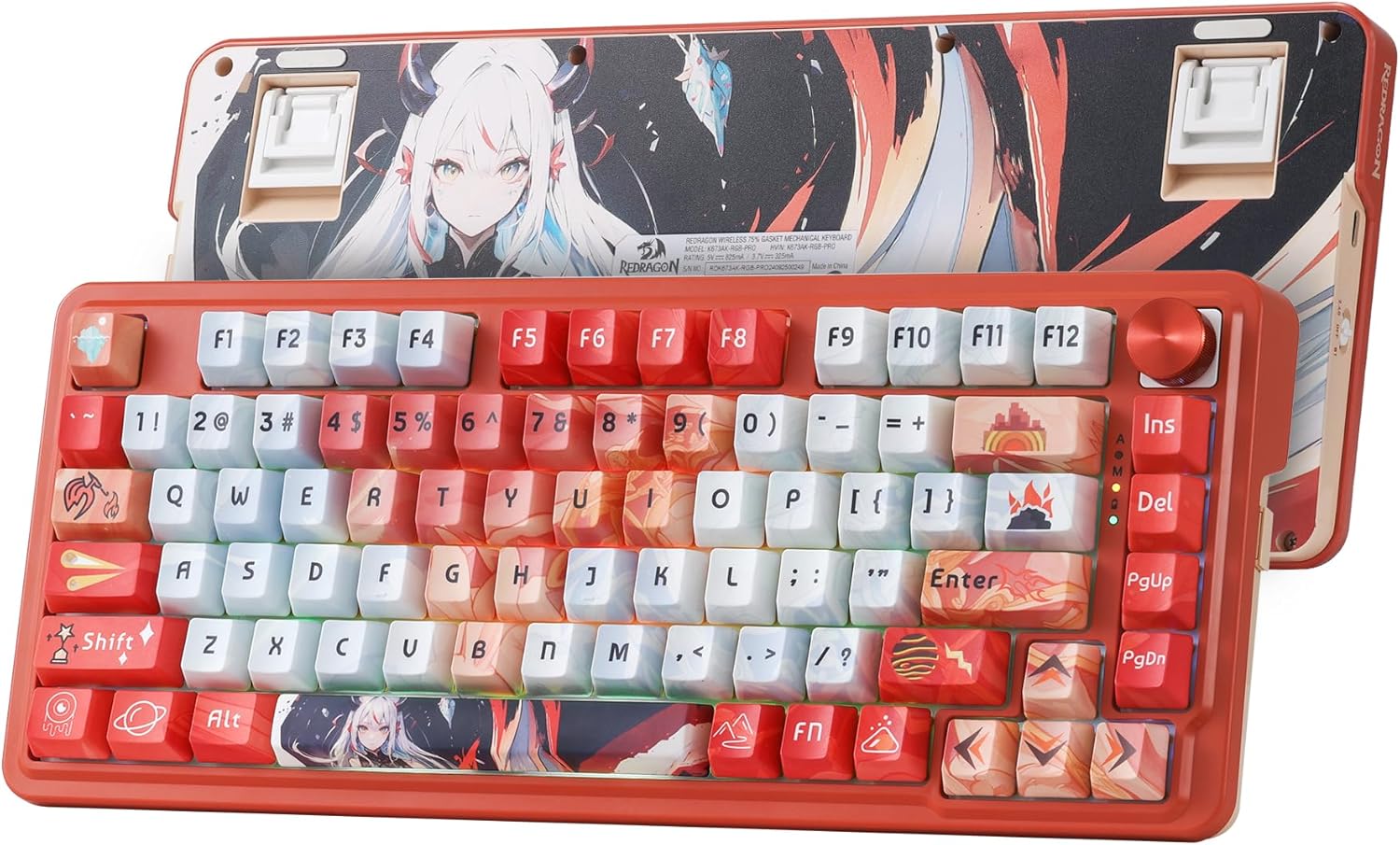 Redragon K673 PRO SE: Wireless Anime Mechanical Keyboard