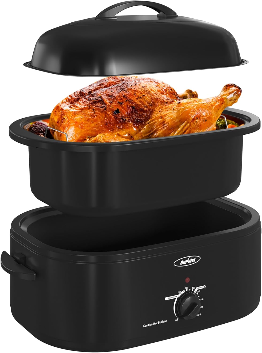 Sunvivi 20-Quart Roaster Oven: Perfect for Turkey and More