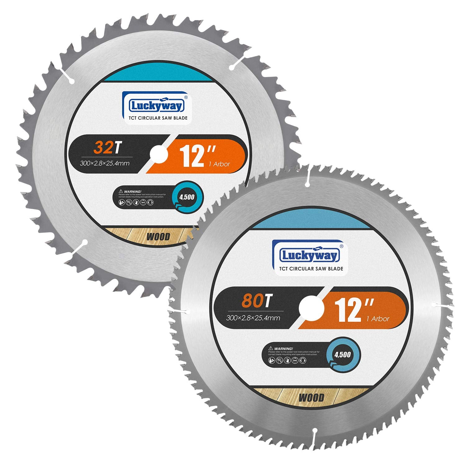 12 Inch Miter Saw Blades for General Purpose and Fine Finish