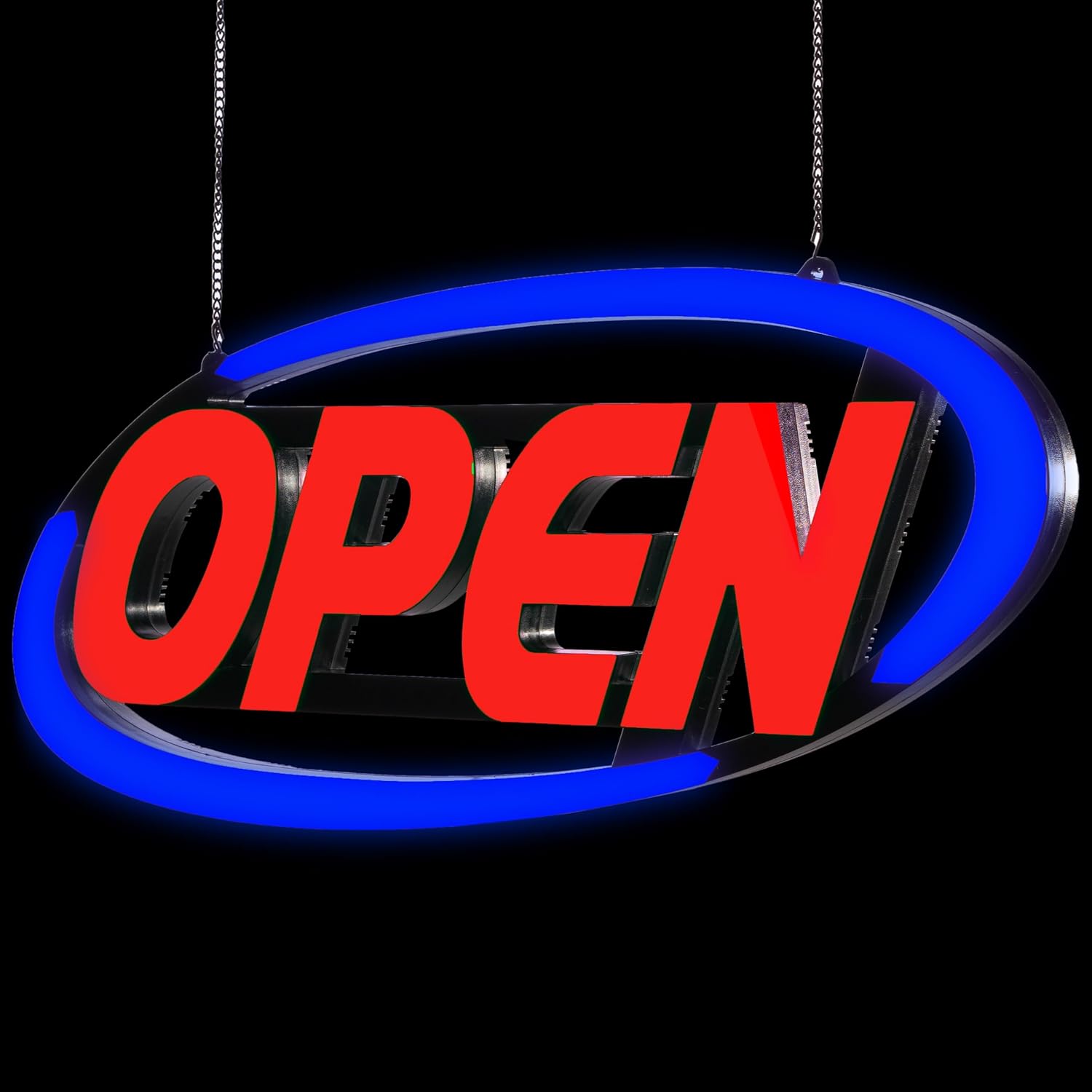 SuperBright LED Open Sign with Programmable 64 Color Combos