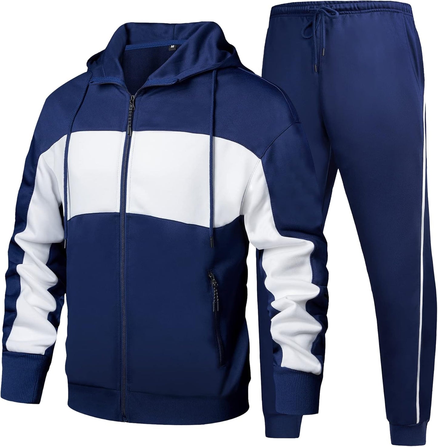 Men's Hooded Athletic Tracksuit for Comfort and Style