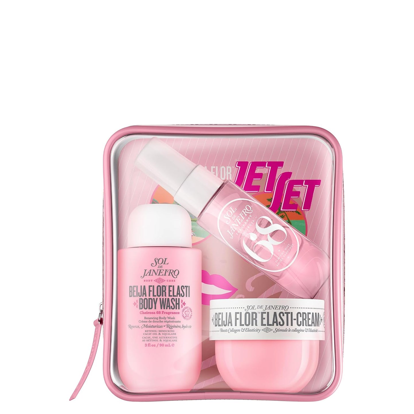 SOL DE JANEIRO Jet Set Travel Shower Kit for Ultimate Cleanliness
