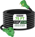 RV extension cord 25 Amp 75 Foot - Heavy Duty TT-30P/R Cord