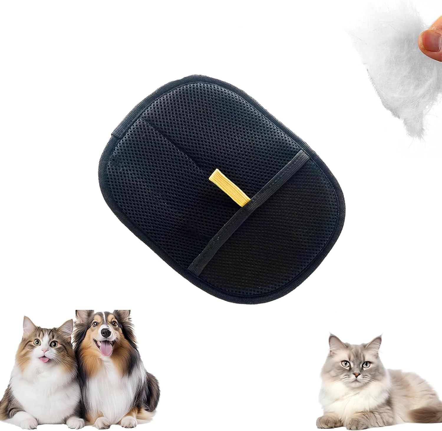 Sueean Double-Sided Pet Grooming Glove