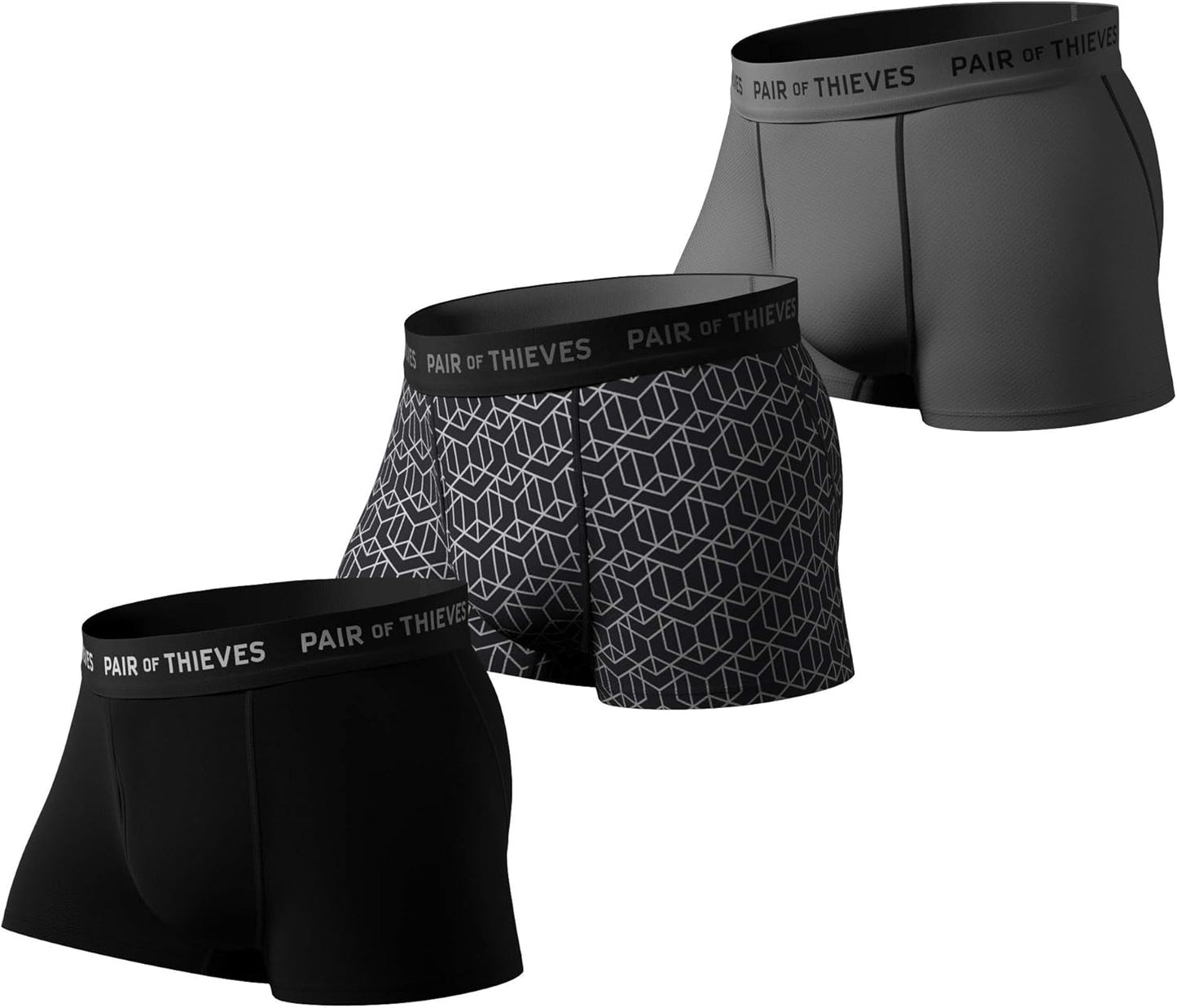 Pair of Thieves Super Fit Mens Trunks Underwear for Comfort