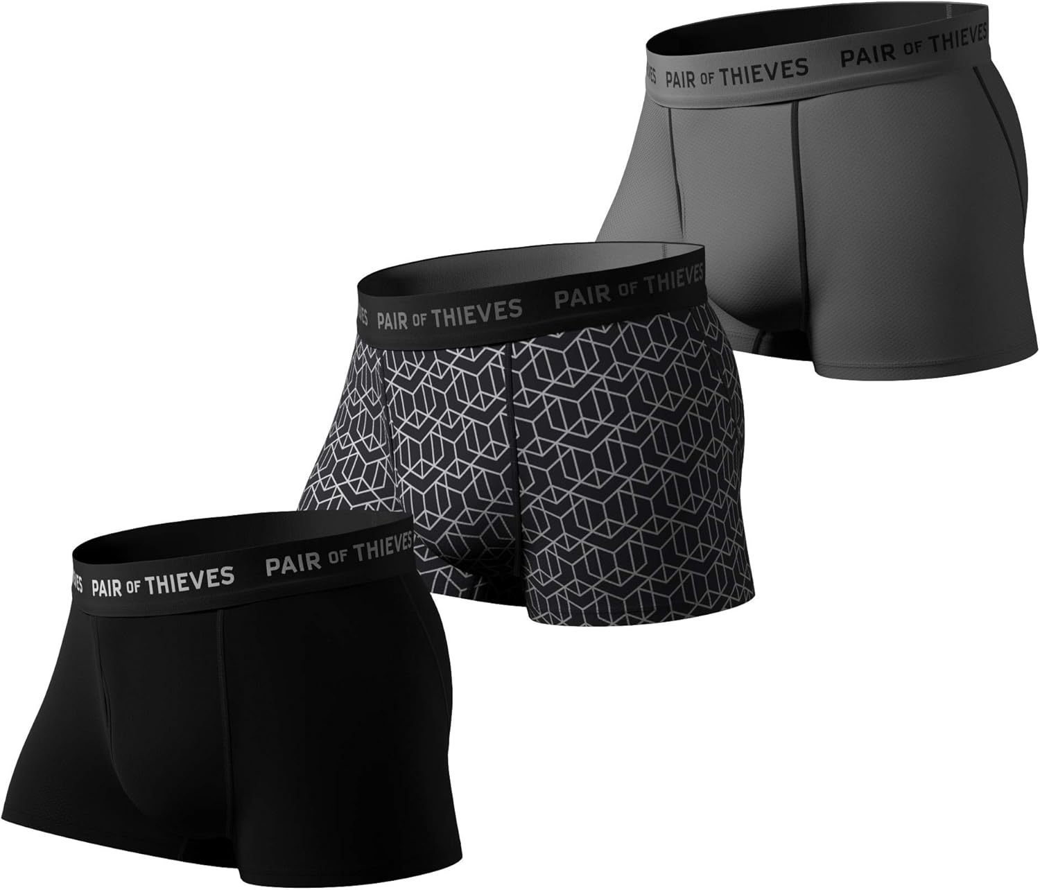 Pair of Thieves Super Fit Mens Trunks Underwear for Comfort