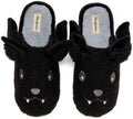Spooky Fuzzy Halloween Pumpkin Jack O Lantern Slipper - Cozy Memory XS