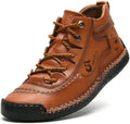alcubieree Mens Casual Leather Ankle Chukka Boots - Lightweight Shoes