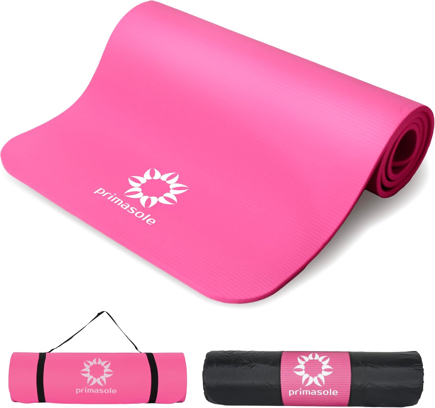 Primasole 1/2 Thick Exercise Mat for Yoga & Fitness 72 - Portable & Durable