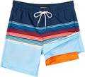 SURF CUZ Mens 7in Swim Trunks with Compression Liner - Quick Dry Men's