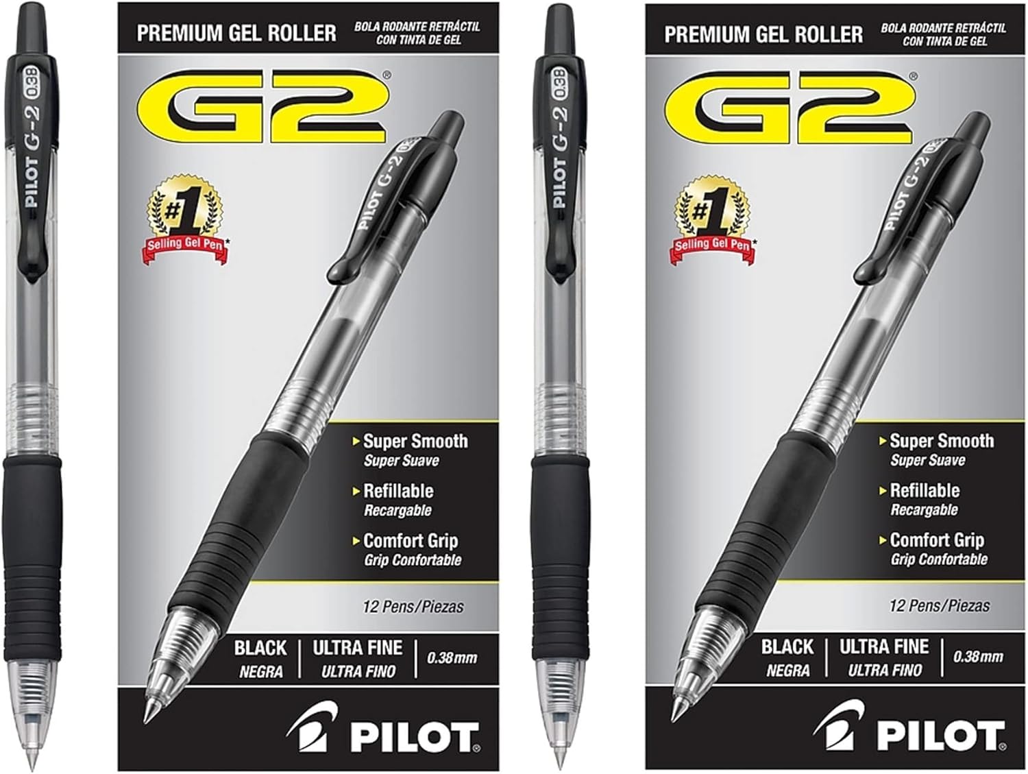 Pilot G2 Premium Refillable Gel Pens for Smooth Writing Needs