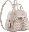 LOVEVOOK Diaper Bag Backpack Small Quilted Leather - Insulated