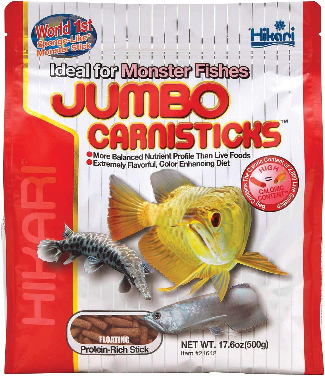 Hikari Tropical Jumbo Carnisticks Fish Food for Larger Fish
