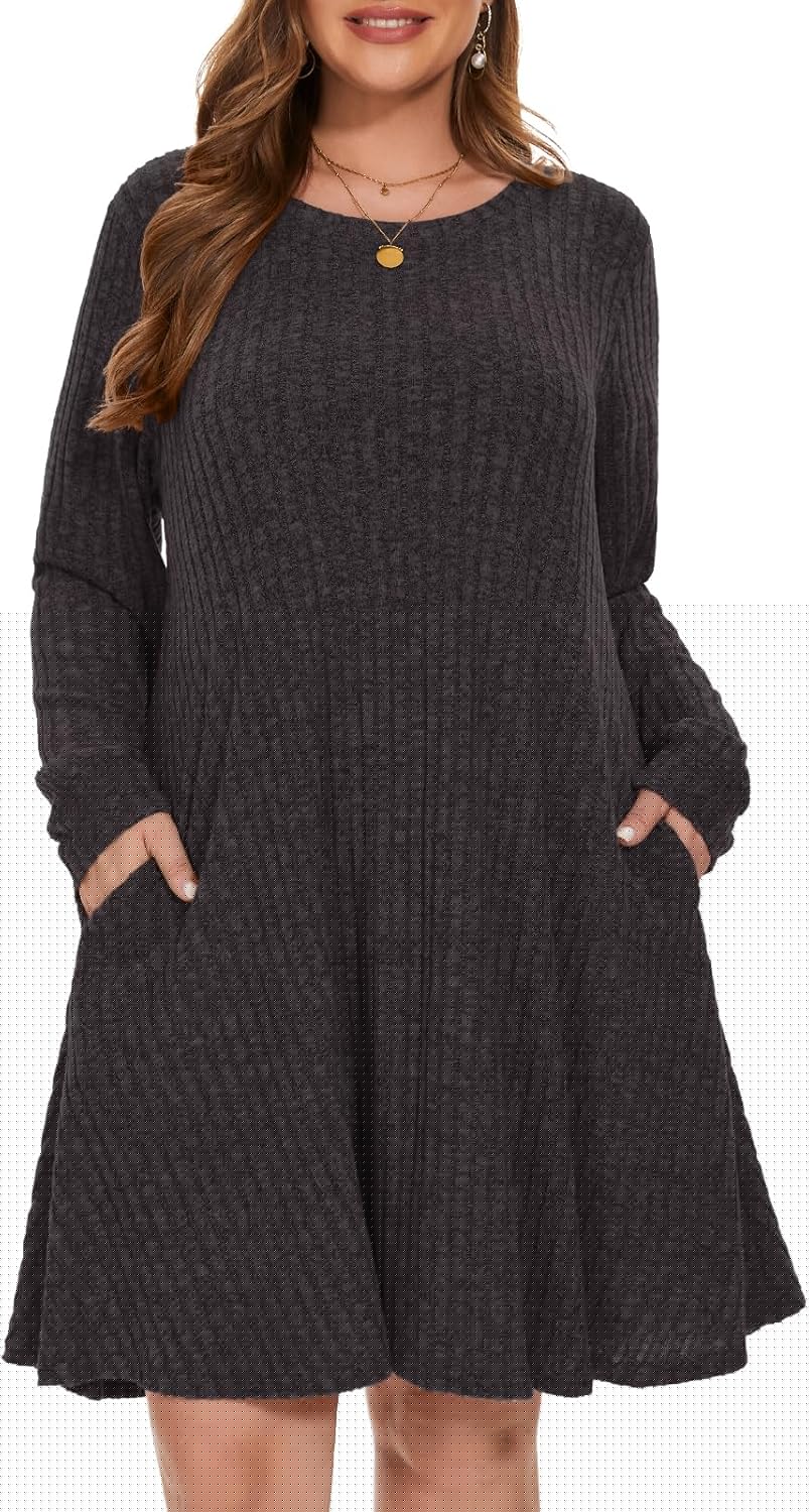 BELAROI Plus Size Sweater Dress for Fall and Winter Outfits