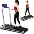 RHYTHM FUN Foldable Treadmill Under Desk Walking Pad - Compact 2-in-1