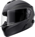 Outrush Modular Smart Helmet (Matte Black, X-Large) - Modular Audio