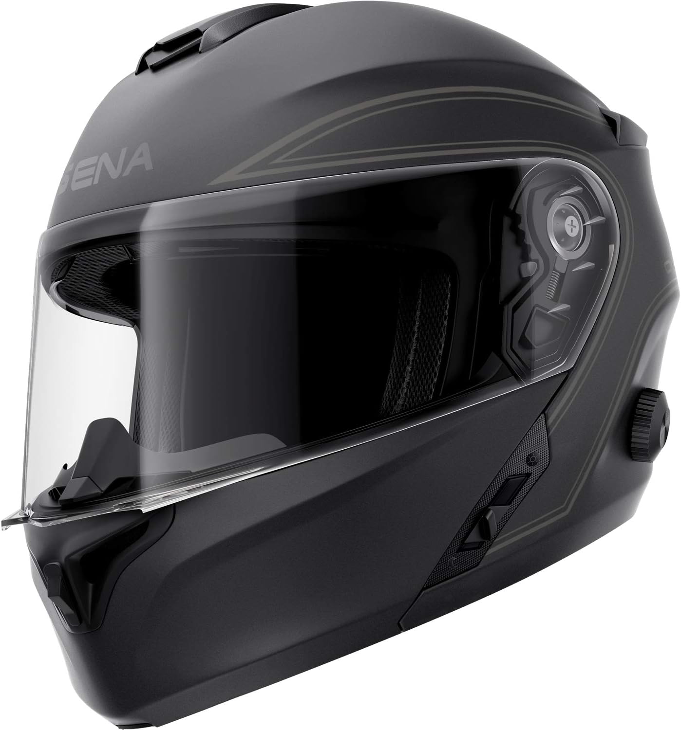 Outrush Modular Smart Helmet with Bluetooth and Sun Visor