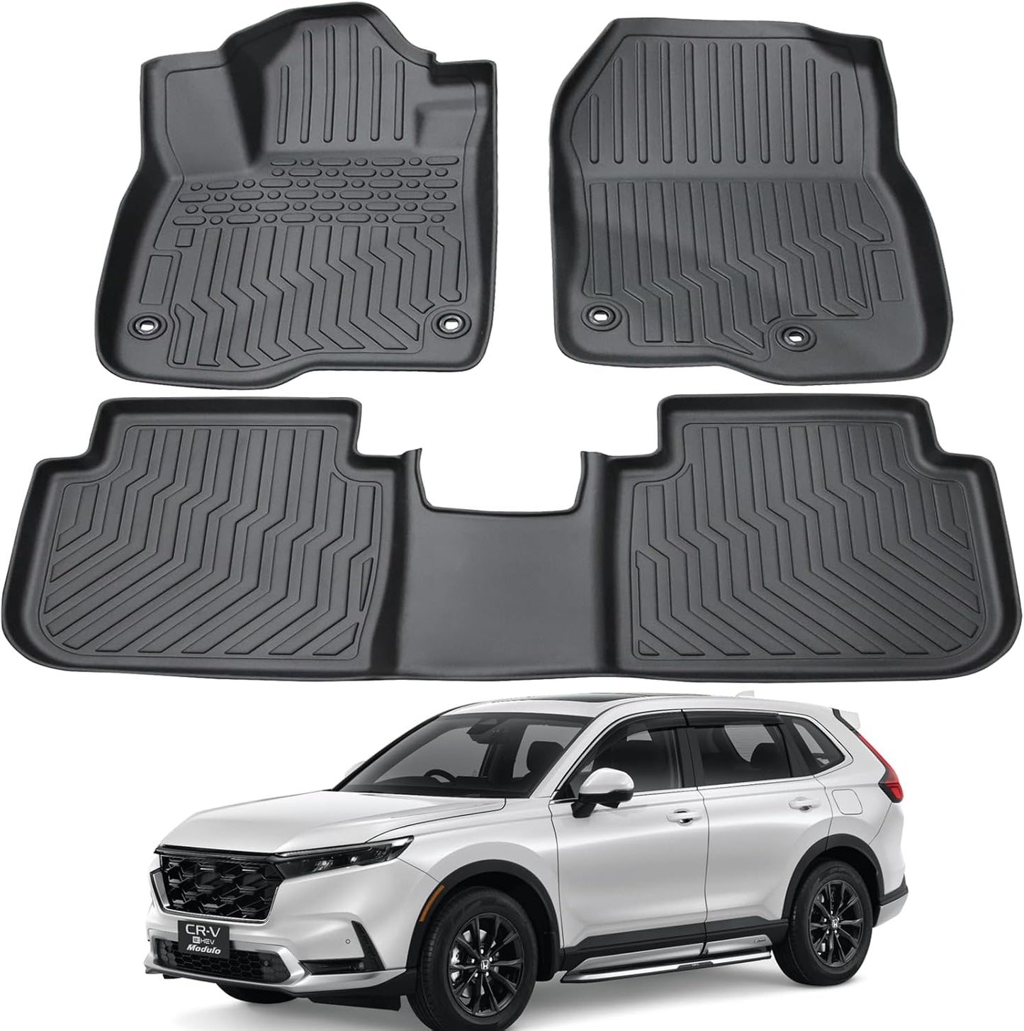 Custom Fit All Weather Car Floor Mats for 2023-2024 Honda CR-V
