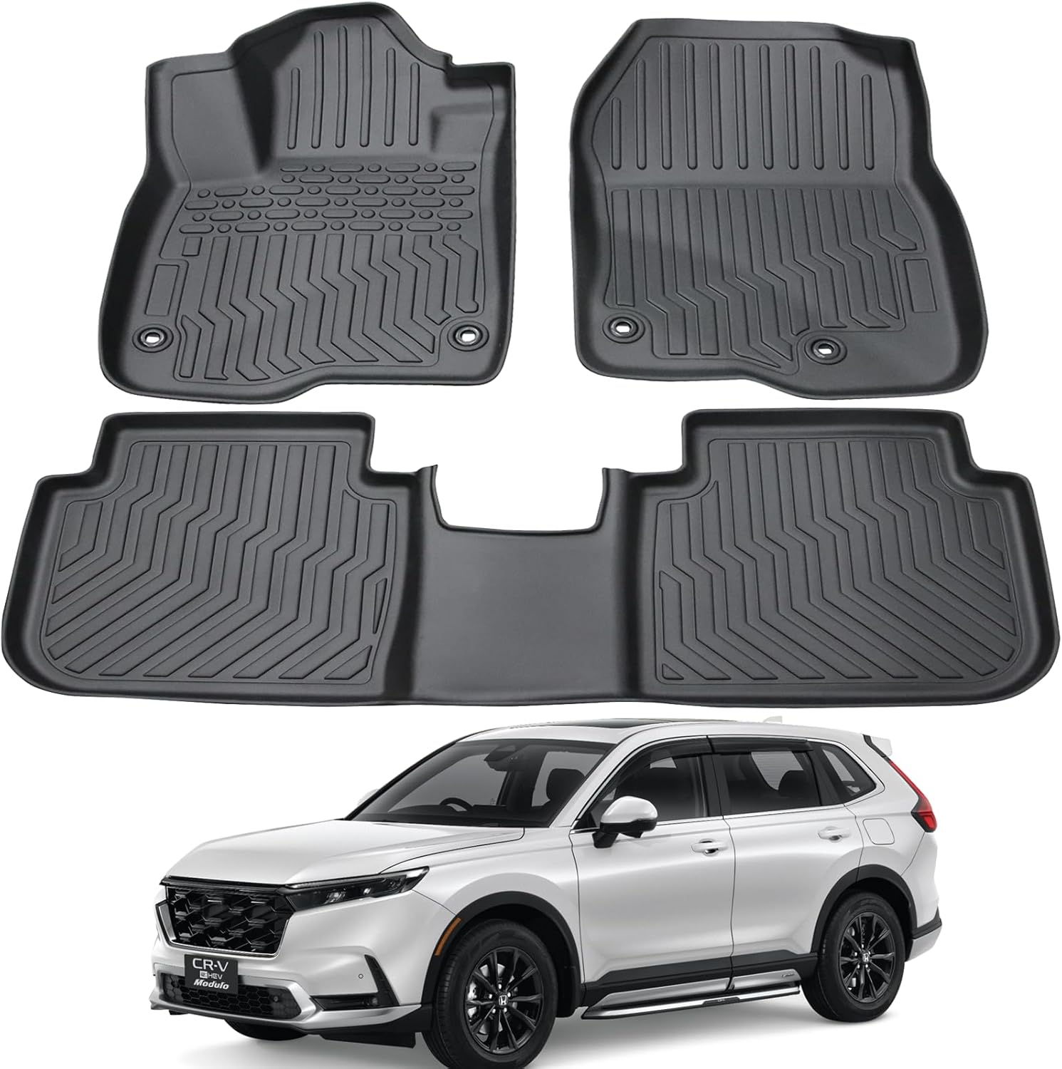 Custom Fit All Weather Car Floor Mats for 2023-2024 Honda CR-V