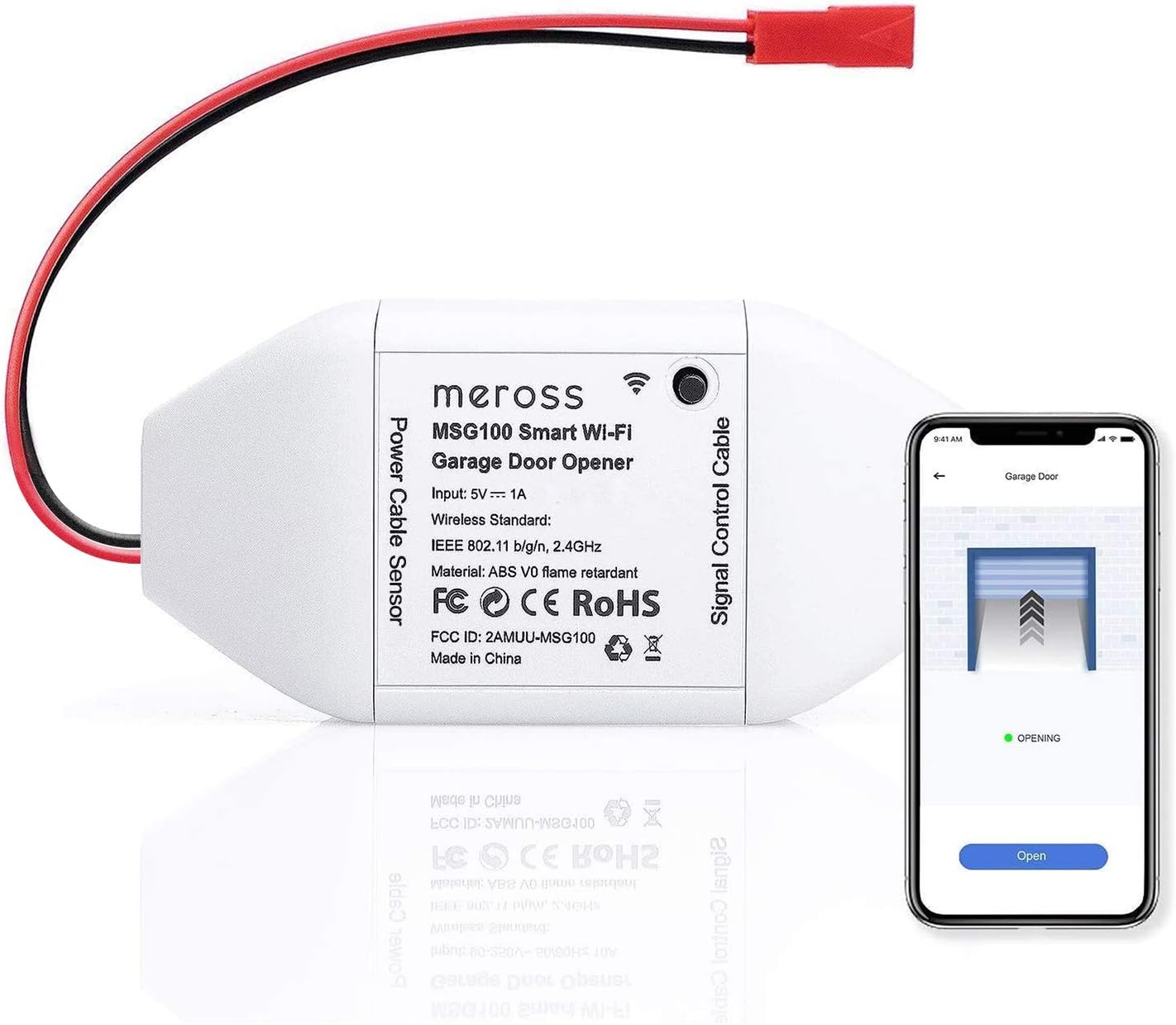 Smart Garage Door Opener Remote with APP Control and Alexa