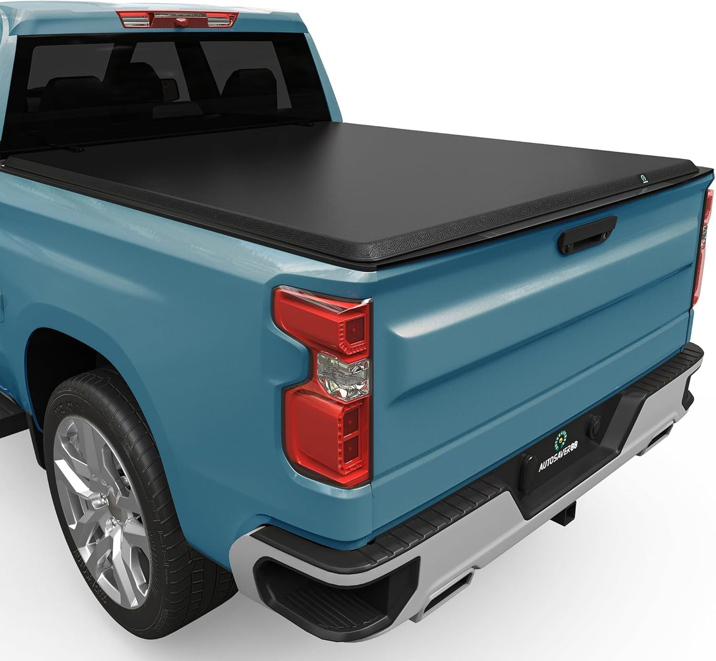 AUTOSAVER88 Soft Roll Up Truck Bed Tonneau Cover for 5.8ft Bed