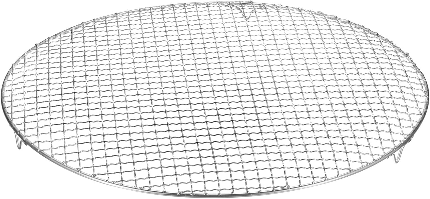 15-inch Round Cooking Rack for Barbecue and Baking Needs