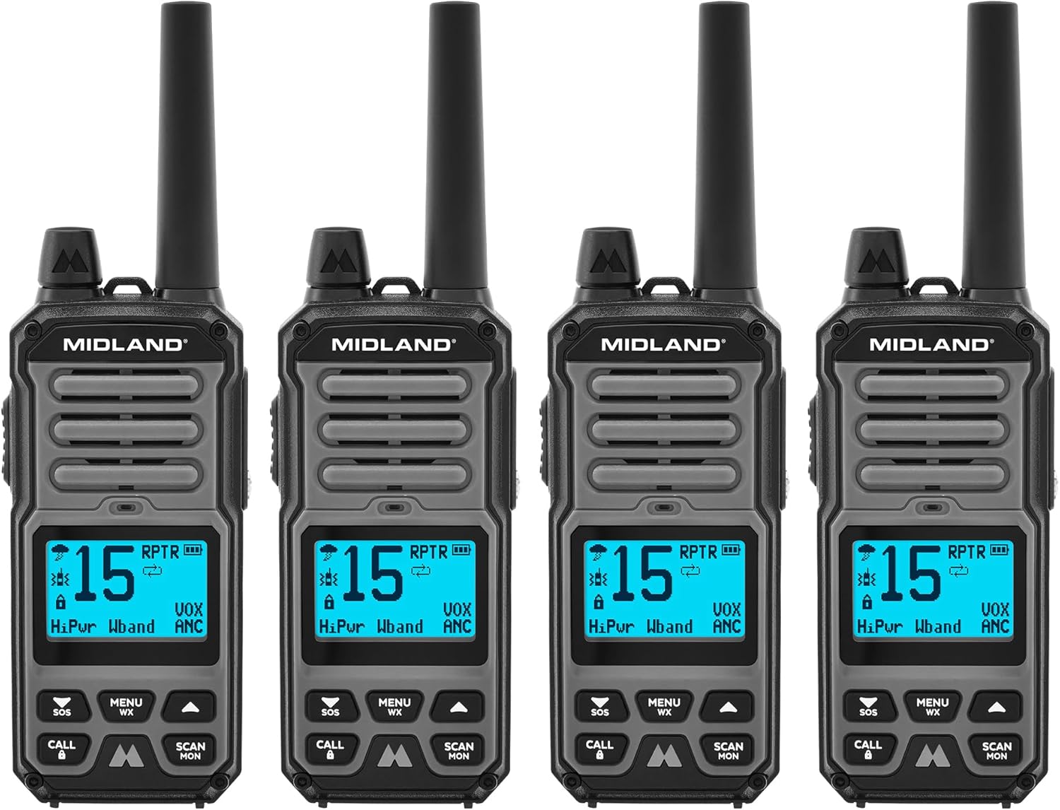Midland GXT67 Pro GMRS Two Way Radio Bundle for All Situations