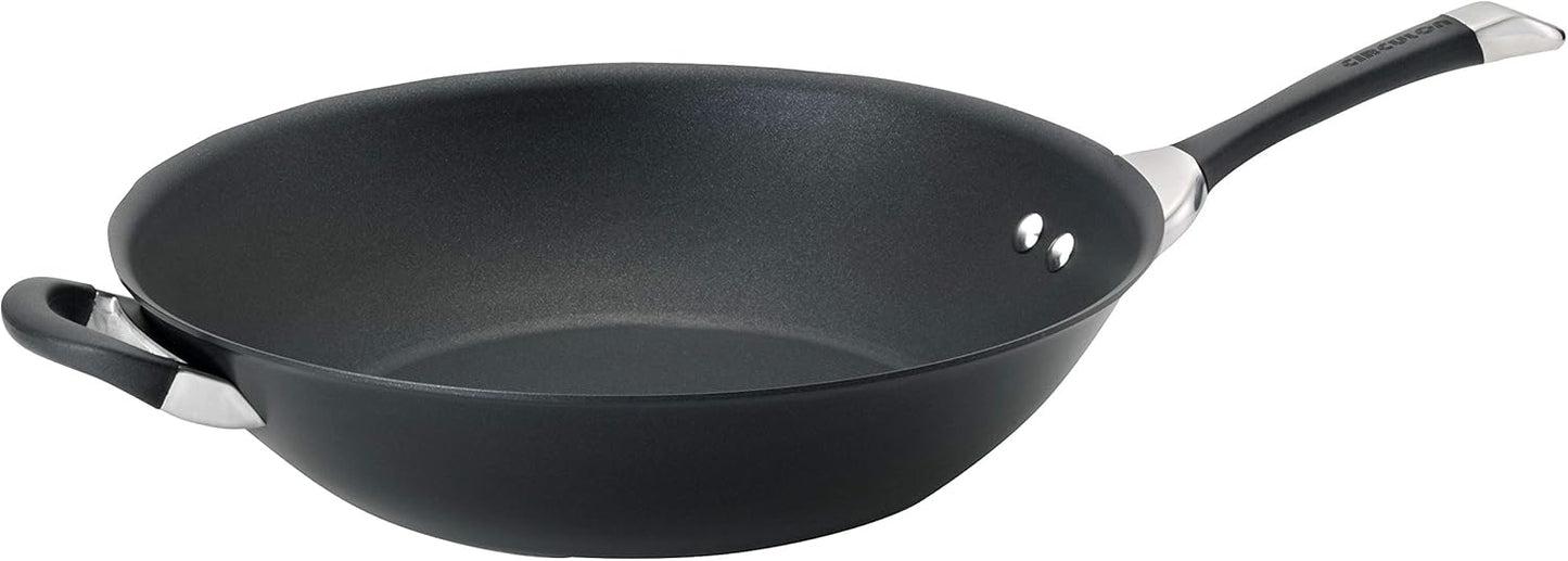 Circulon Symmetry Hard Anodized Nonstick Stir Fry Pan - 14 in