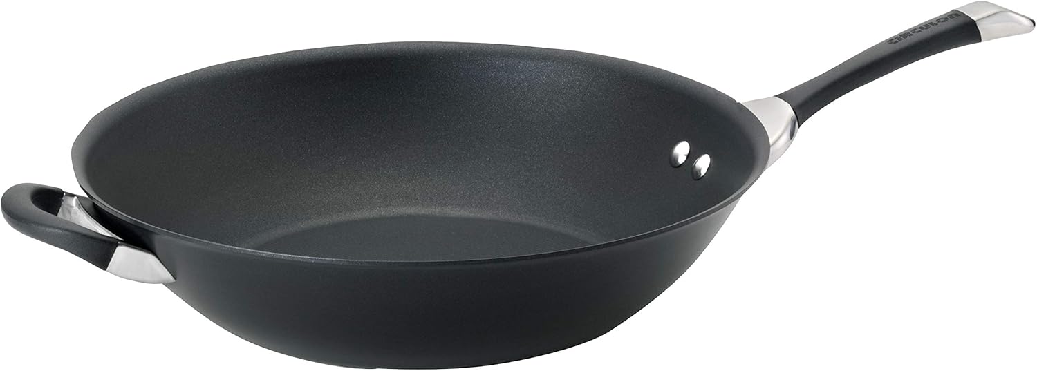 Circulon Symmetry Hard Anodized Nonstick Stir Fry Pan - 14 in