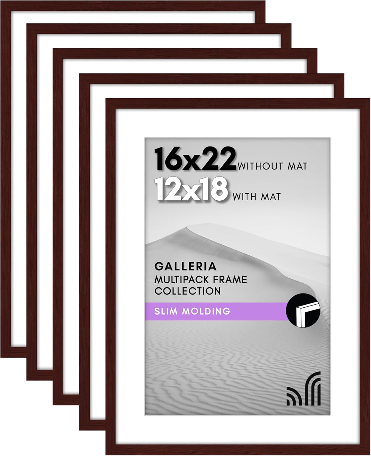 16x22 Picture Frame Set of 5 for Stunning Wall Displays