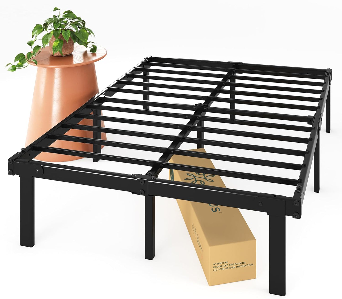 ZINUS Caleb 14 Inch Metal Platform Bed Frame for Modern Living