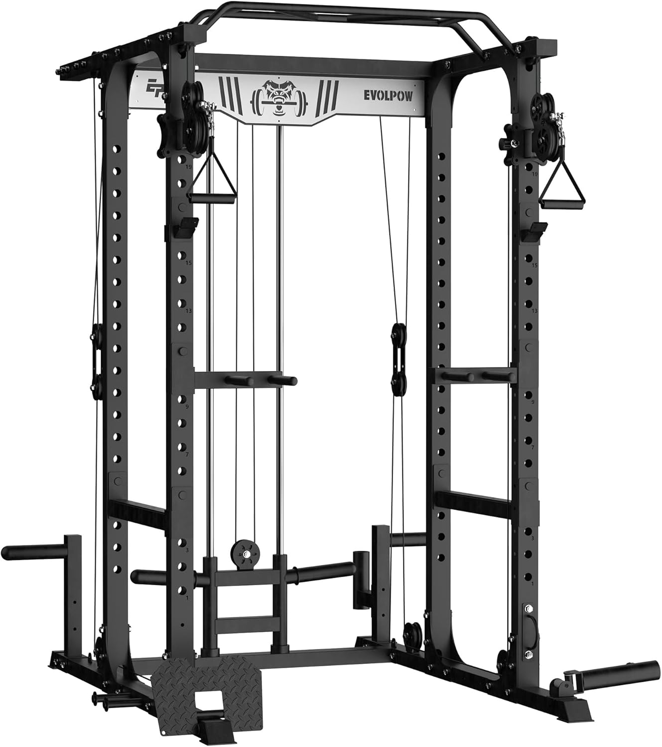 EVOLPOW Power Cage P3A: Ultimate Home Gym Power Rack