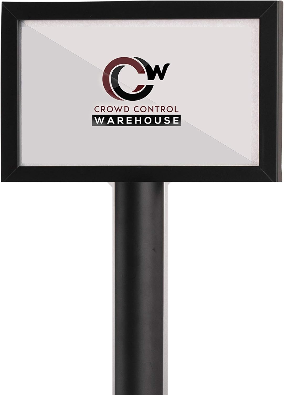 Pedestal Standing Floor Sign Frame for 7x11 Inch Posters