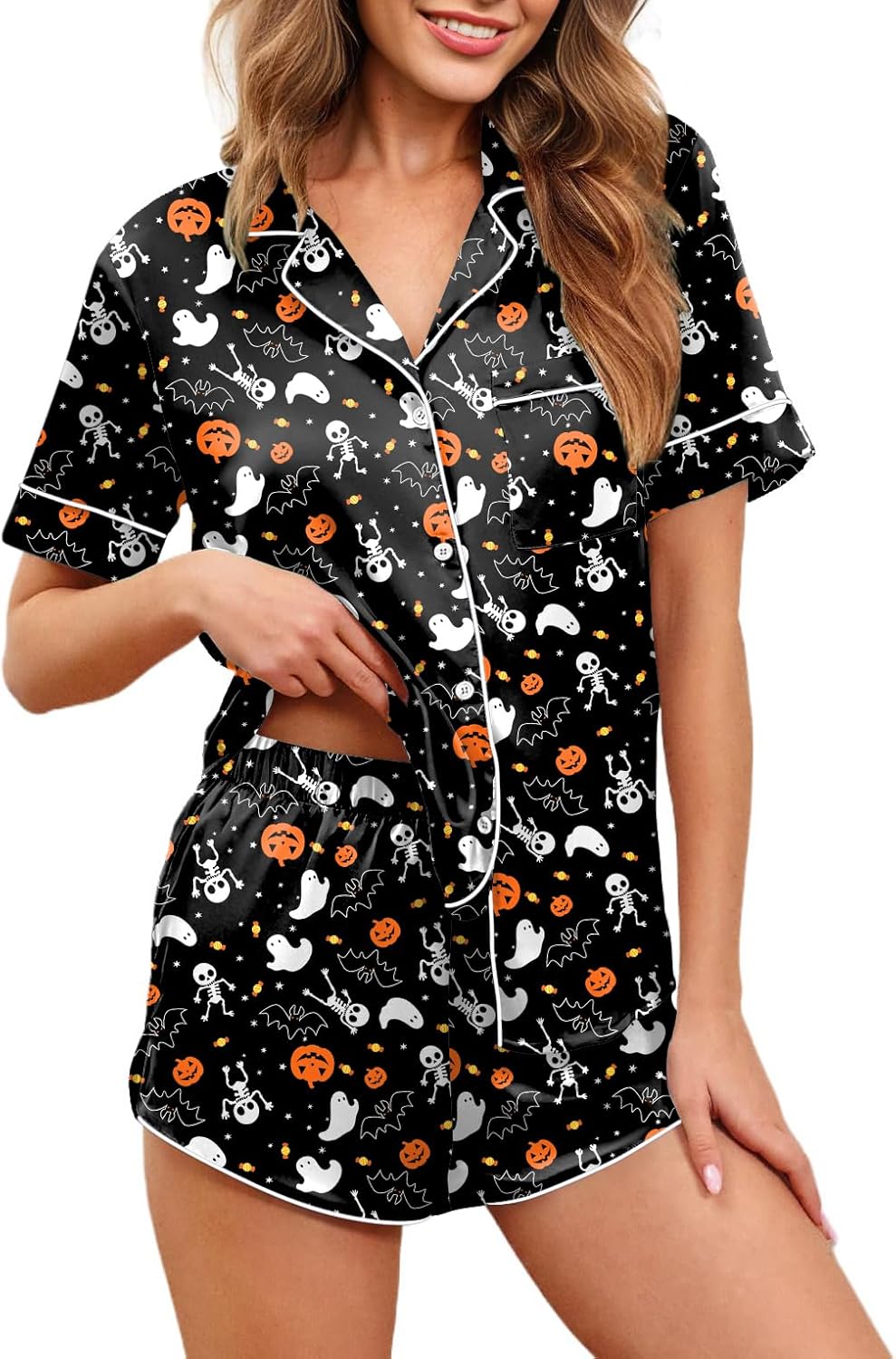 Ekouaer Womens Silk Satin Pajamas Set for Ultimate Comfort