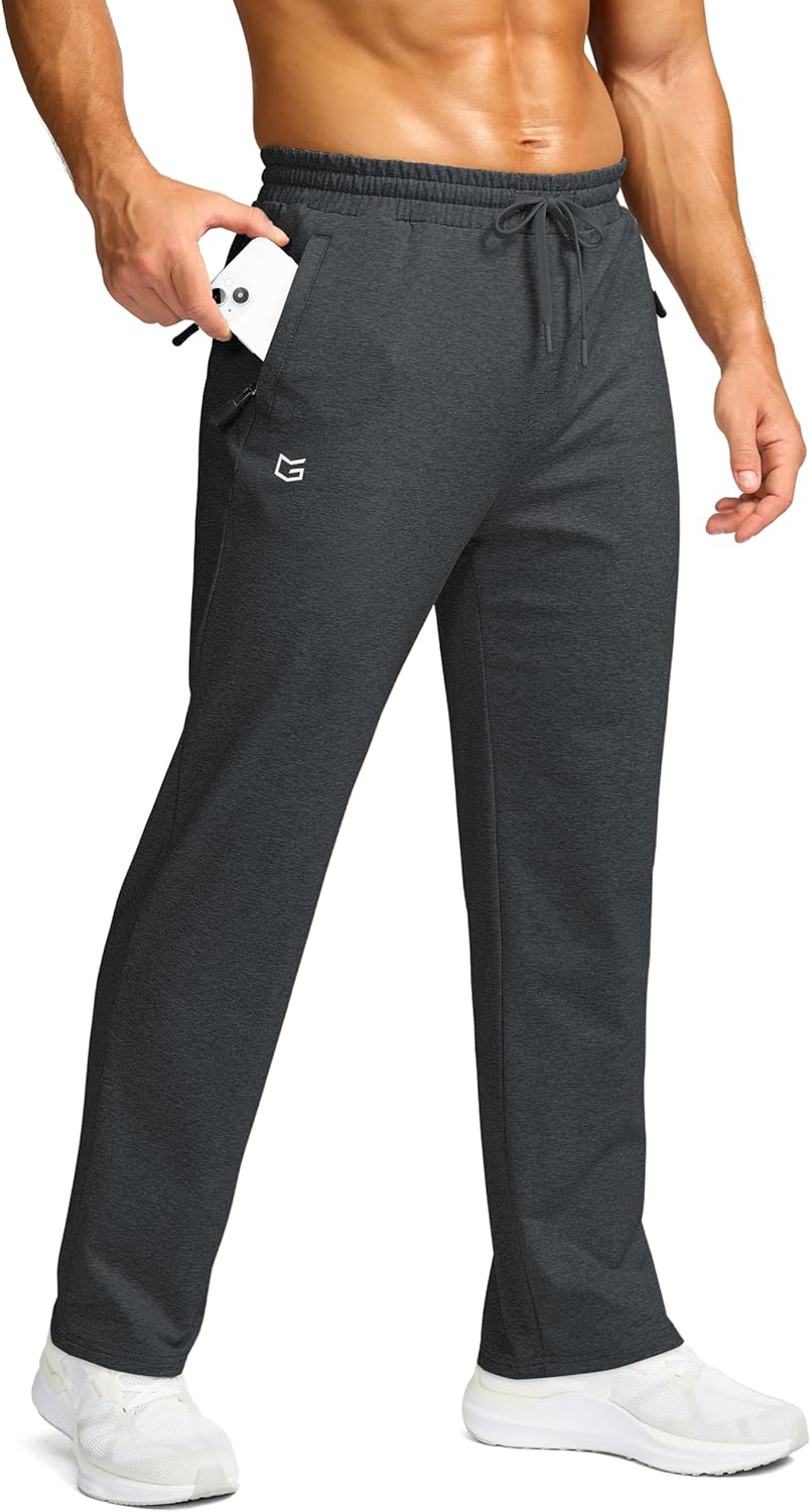 G Gradual Men's Fleece Lined Pants for Winter Hiking and Fitness
