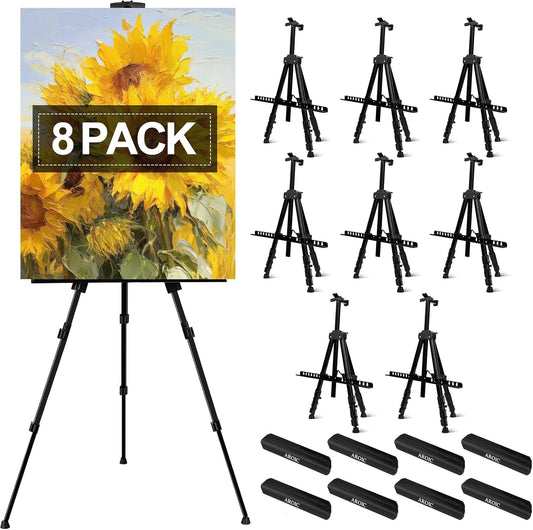 Adjustable Metal Tripod Easel Stand for Artists and Displays
