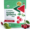 Best Tasting Super Greens Powder with 40+ Superfoods - Cherry