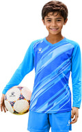 KELME Kids Padded Goalie Shirt Youth Long Sleeve Jersey - Protective